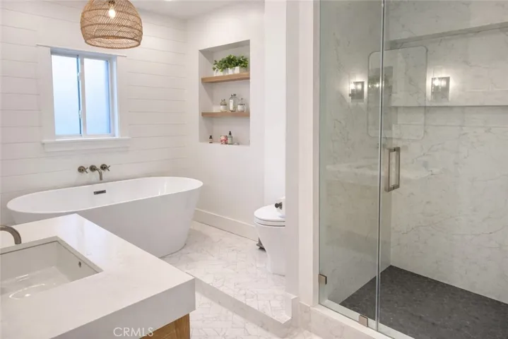 Primary bathroom off bedroom.