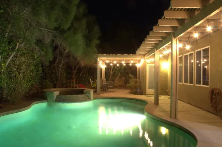 pool night
