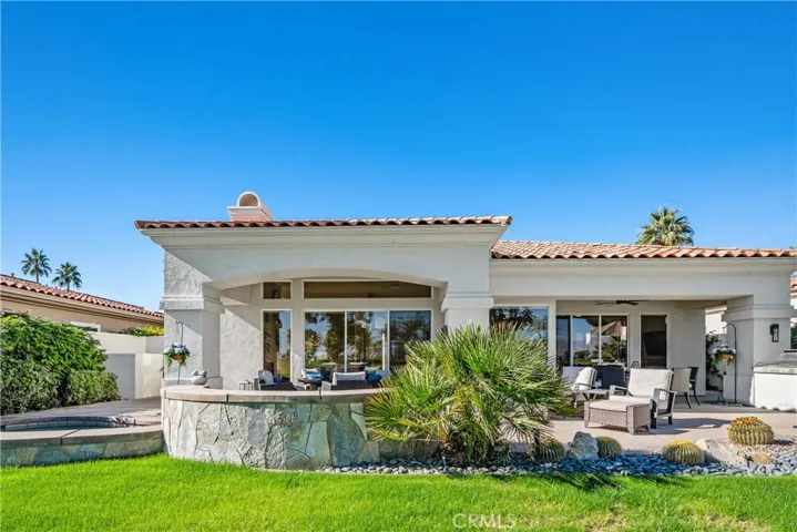 Back view towards home