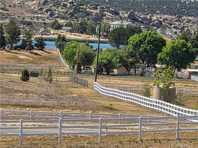 View of the lake from the property