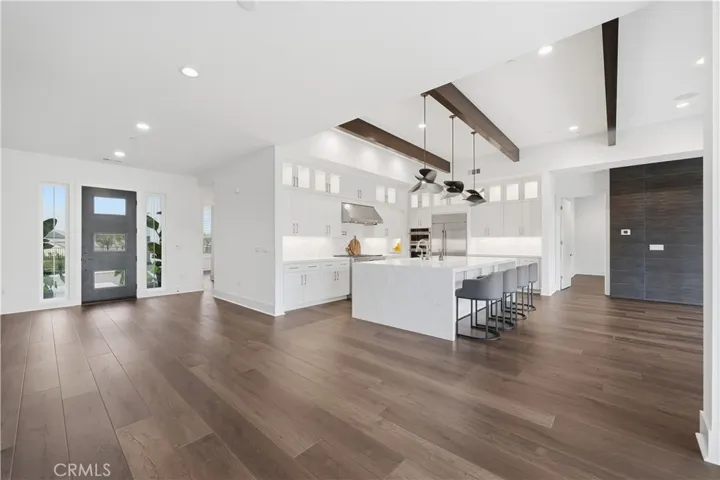 Entry to kitchen and dining