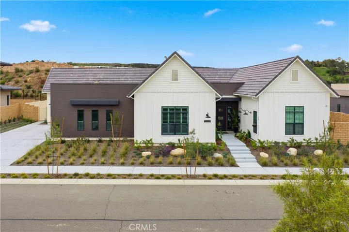 Beautifully landscaped front yard