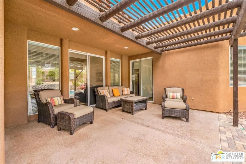 Rear patio