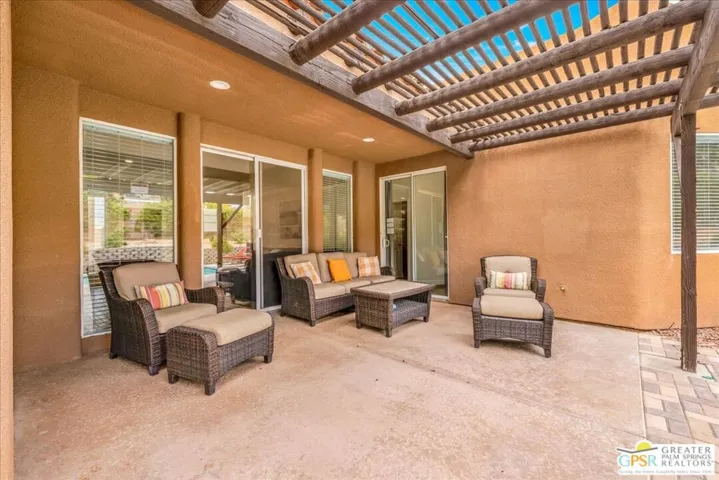 Rear patio