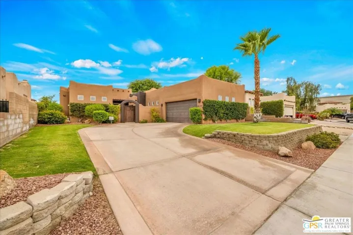 Extensive driveway