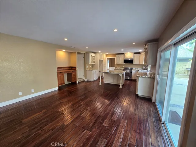 Family room off the kitchen