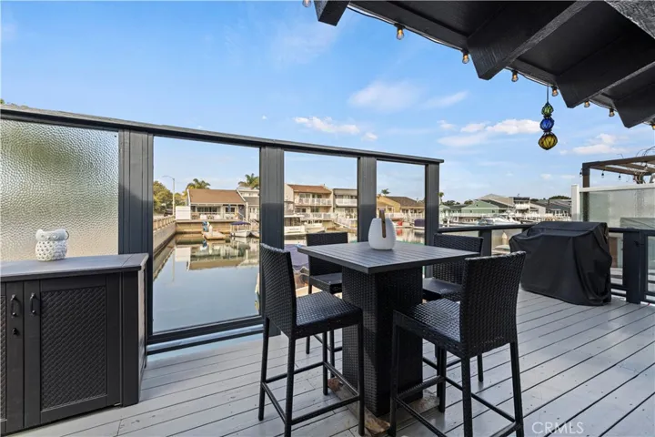 Recently updated patio deck and private boat dock