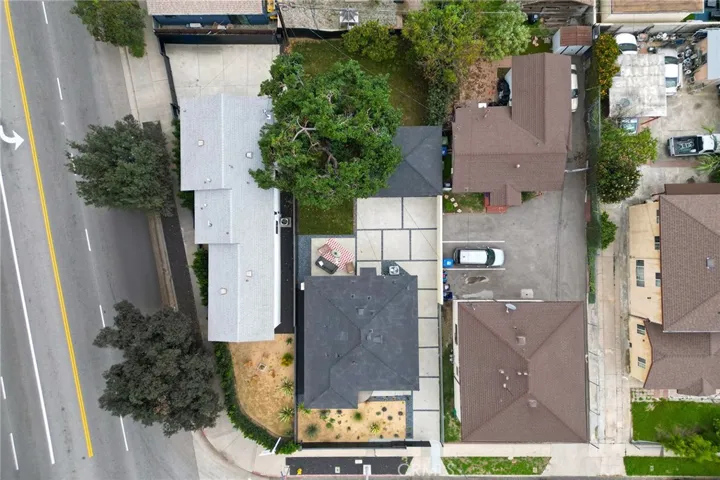 The corner house is 2225 Shoredale and the one with the black roof is 2229 Shoredale. Both are sold together. Possibly can be split. That would be left for you to decide what you want to do.