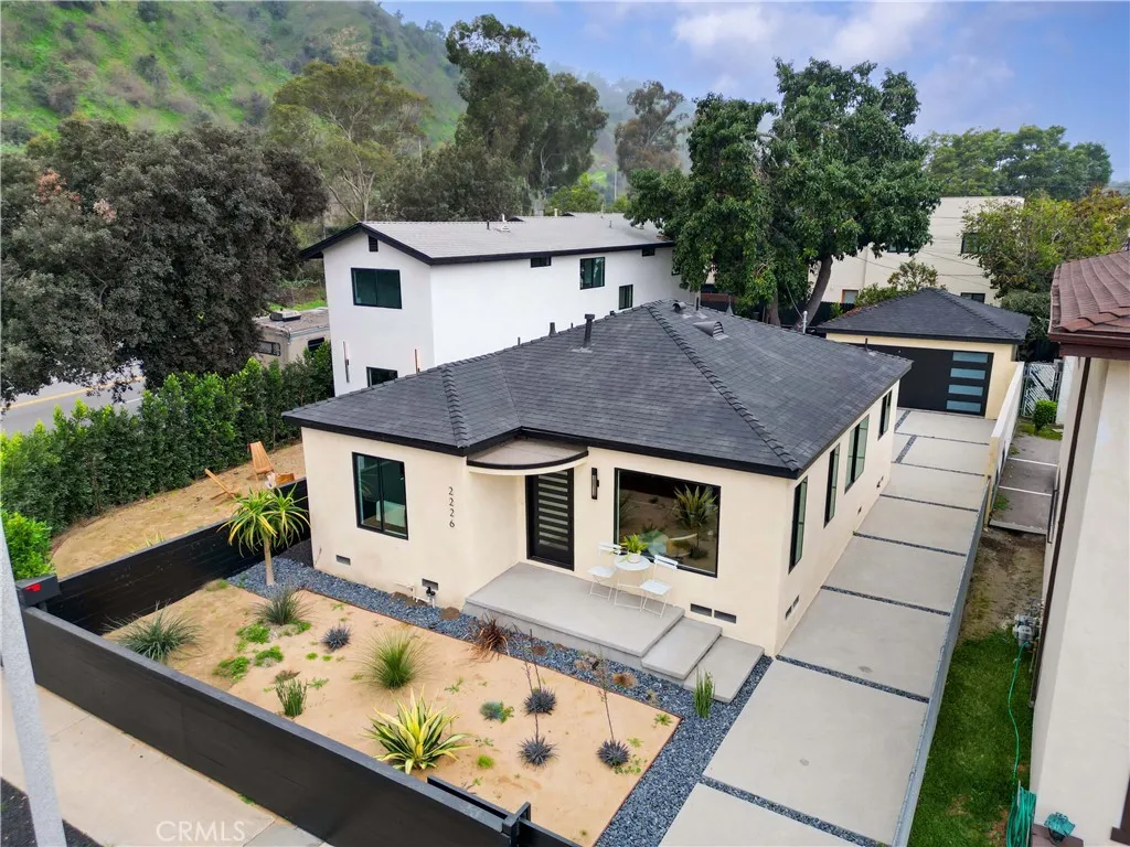 2229 (not 2226) Shoredale with gated long driveway to the 2 car garage. Beautifully updated. Drought tolerant landscaping.