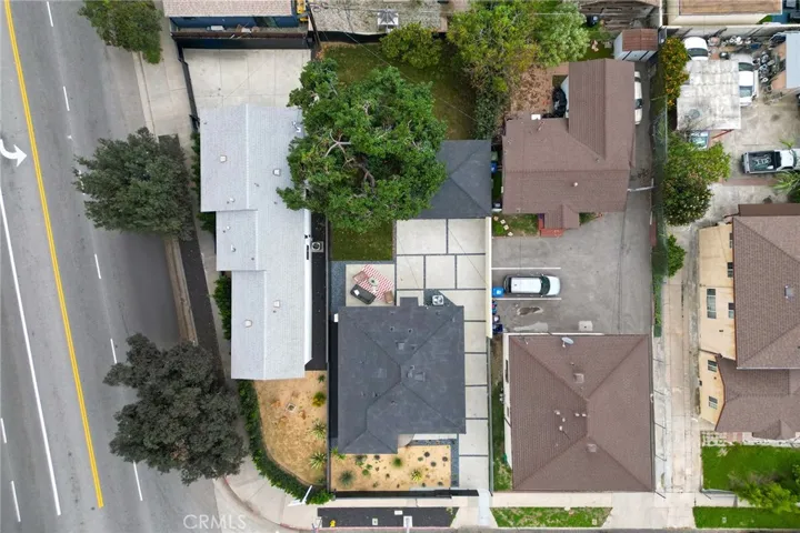 The corner house is 2225 Shoredale and the one with the black roof is 2229 Shoredale. Both are sold together. Possibly can be split. That would be left for you to decide what you want to do.