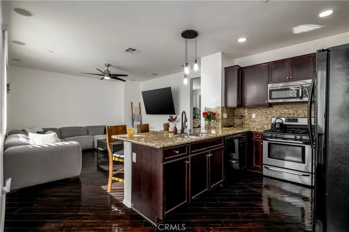 Kitchen and Family Room