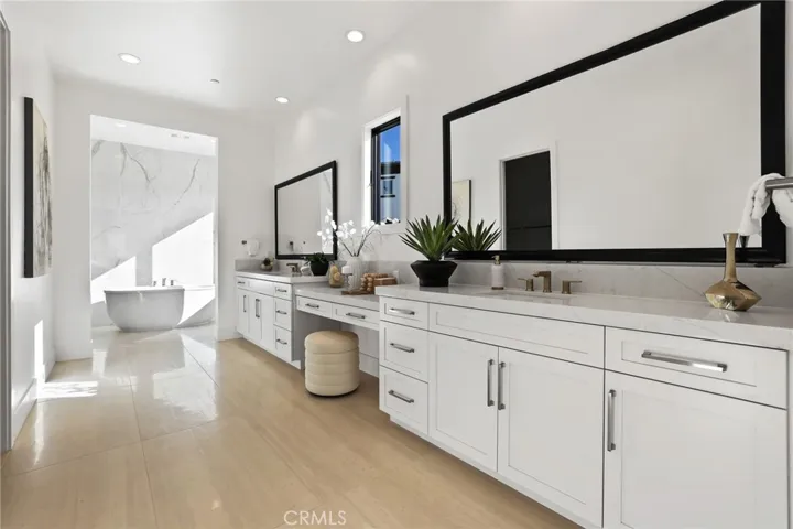 Spa Inspired primary bath with soaking tub