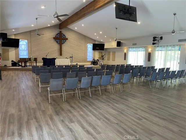 Looking west into the 2,900 square foot Sanctuary.