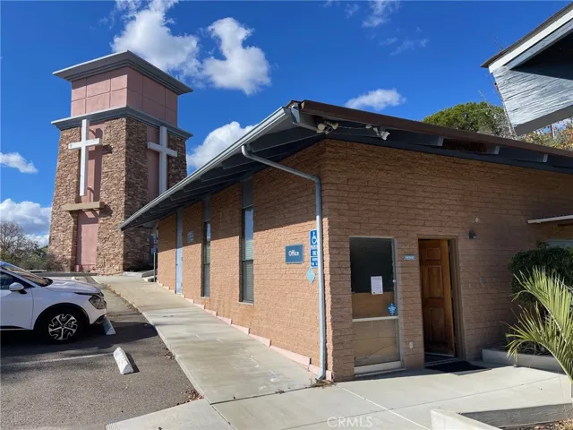 Entrance to the Pastor's office and to some offices and classrooms.