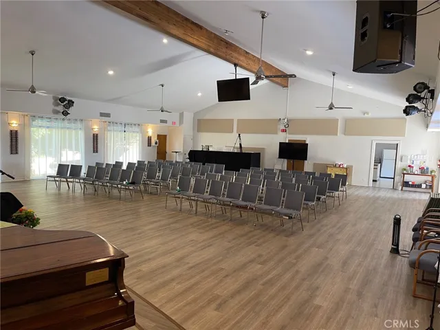 Looking East into the 2,900 square foot Sanctuary.