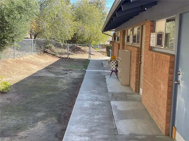 Outdoor area to the North of the office/classroom building.
