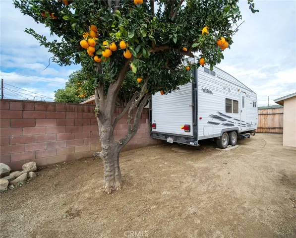 Mature Orange Trees & RV, Boat Parking