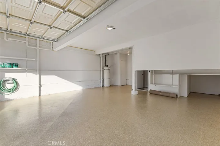 Garage with new roll-up door with new auto opener