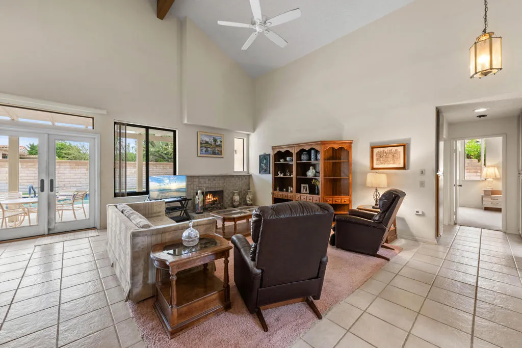 Living Room w/French Doors