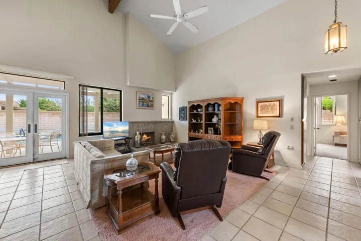 Living Room w/French Doors