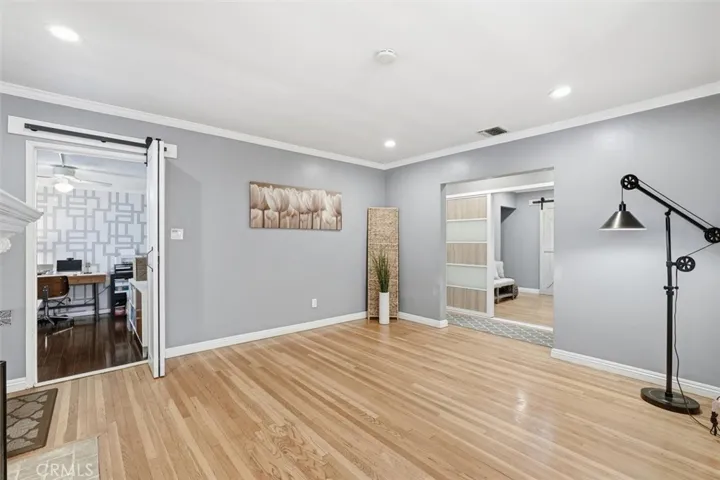 Living Room looking into office