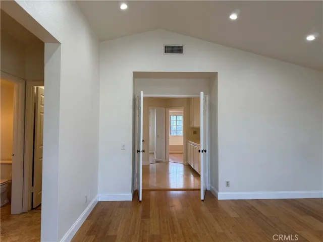Master Bedroom look out to hall and other rooms