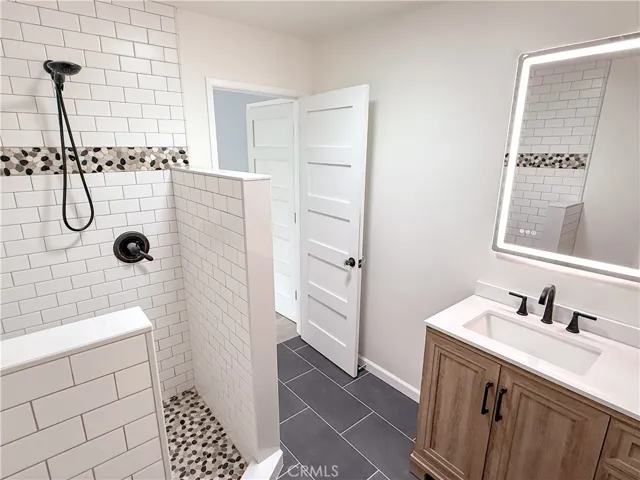 Primary Bathroom with step in shower
