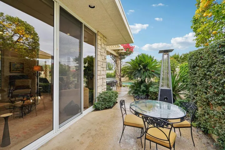 Side yard off kitchen