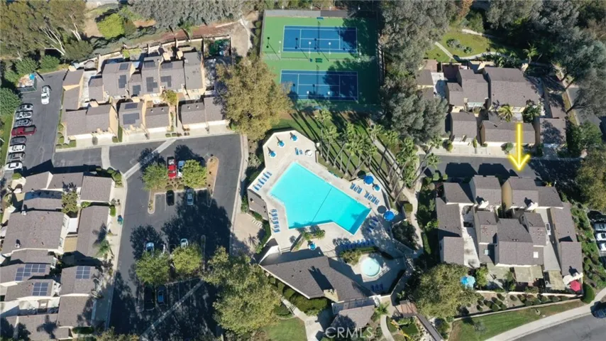 Aerial View with Proximity to Amenities