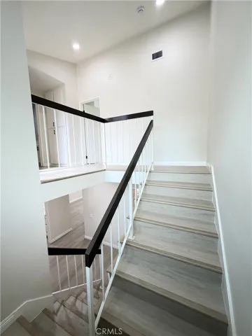 Heading up the stairs!