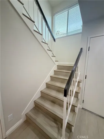 Stairs near front door!
