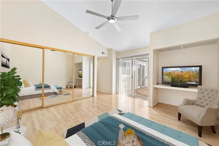 Virtually Staged Primary Bedroom