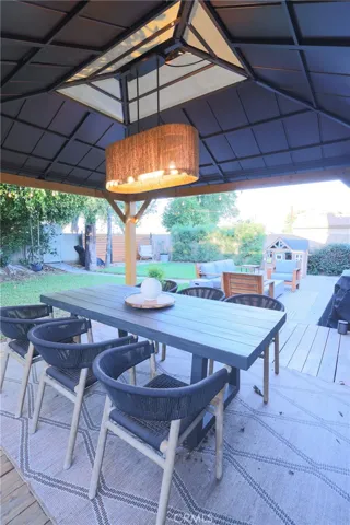 Floating Deck With Pergola