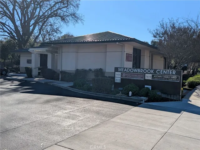 View from the parking lot entrance.