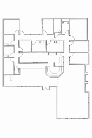 Floor plan for the office.
