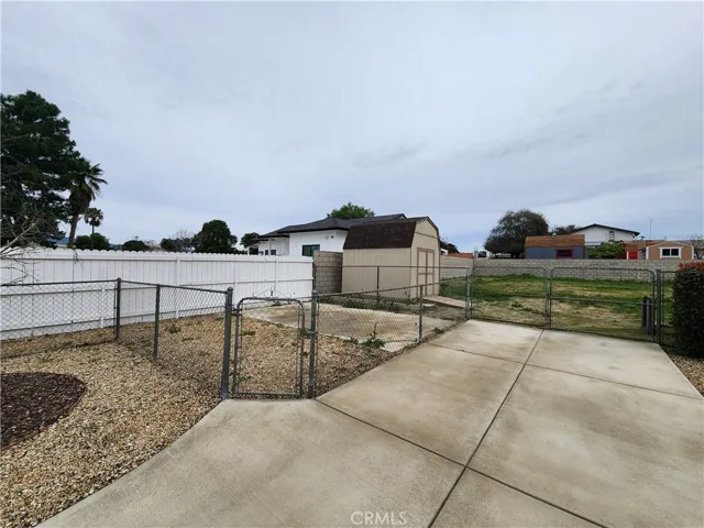 Shed Included.