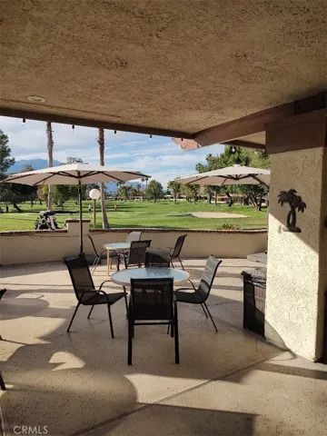 OUTSIDE COVERED PATIO AND VIEW