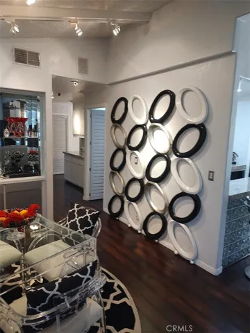 DINING ROOM WITH ACCENT WALL