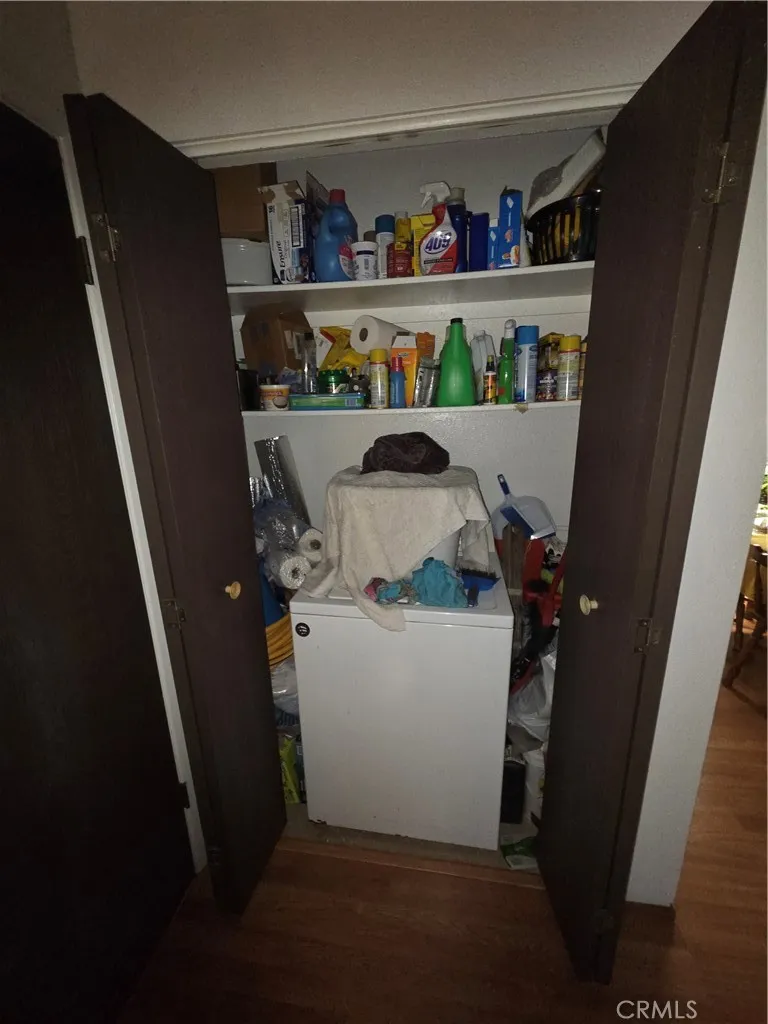 Laundry Closet.