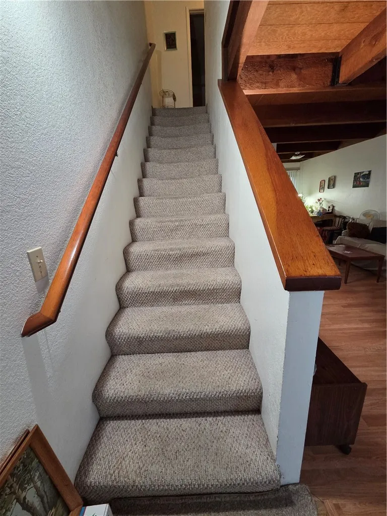 Stairs going up.