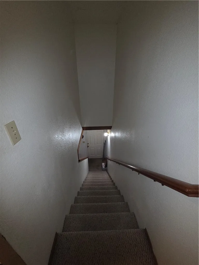 Stairs going down.
