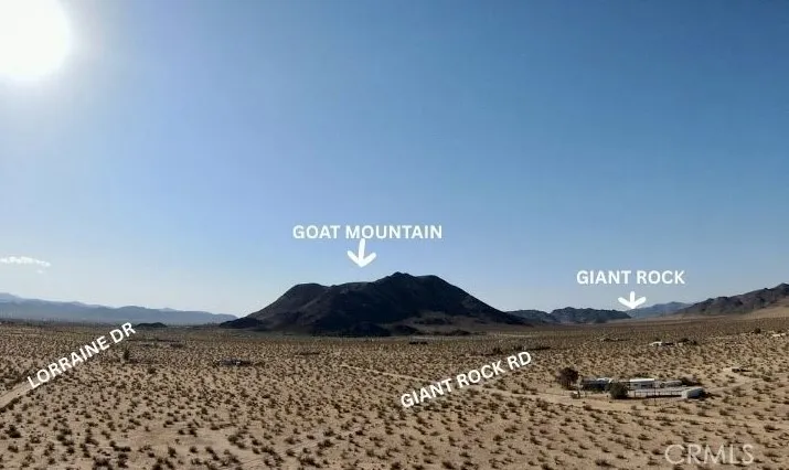 General view North-West proximity of Goat Mountain and Giant Rock