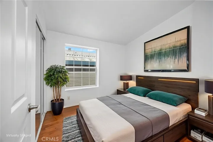 Bedroom 2 virtually staged for better idea use of space