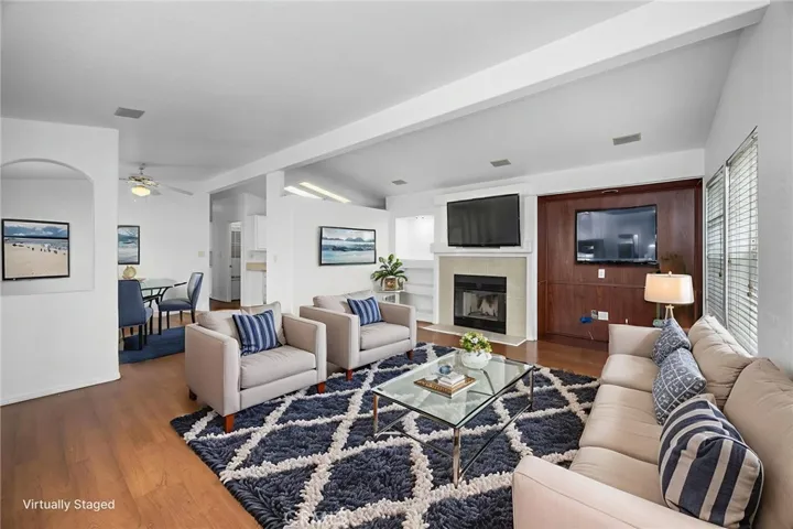 virtually staged- better idea for use of space