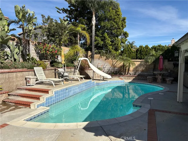 Inground Pool with Slide