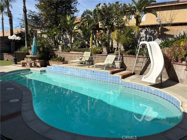 Inground Pool with Slide