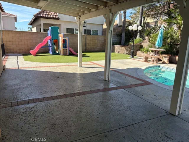 Backyard with Synthetic Grass