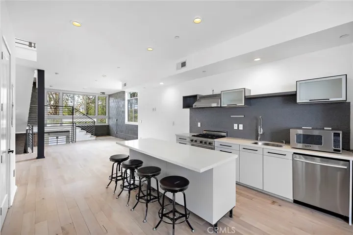 Kitchen and living room