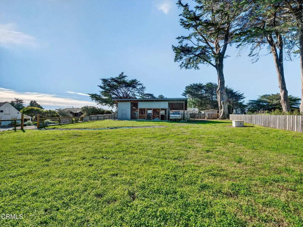 Upper lawn and barn