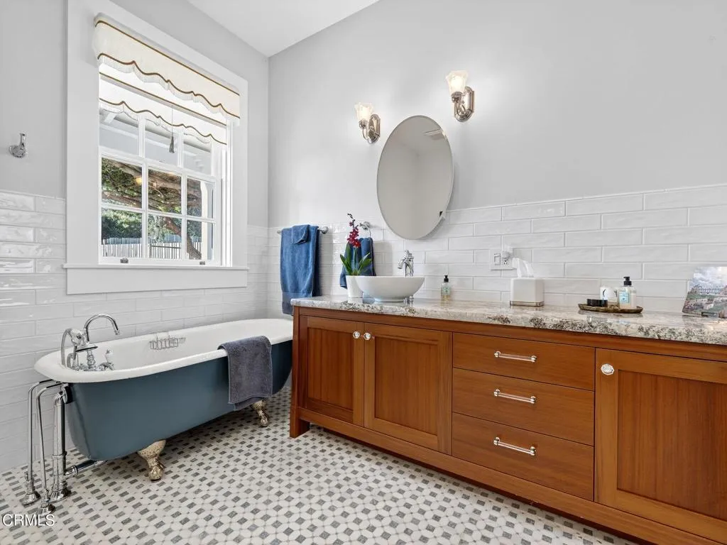 Downstairs primary bath